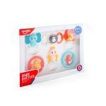 مجموعة هوانجر لألعاب الخشخيشة للأطفال (6 قطع) آمنة ومسلية ومحفزة للنمو