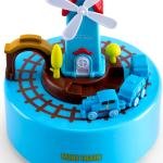 Music Town Small Train Wind-Up Music Box