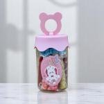Rabbit Play Dough Jar Set – Mini Modeling Clay Kit with Cute Molds