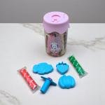Rabbit Play Dough Jar Set – Mini Modeling Clay Kit with Cute Molds