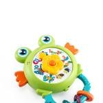 Musical Frog Rattle Toy with Clock Design