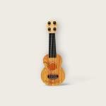 Sunny Strings Pinewood Toy Guitar – Curved Swirl Design