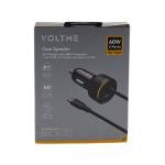 شاحن سيارة كازو 60 سي سي 60 واط 2 منافذ