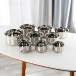 9Pcs Stainless Steel Pot Set