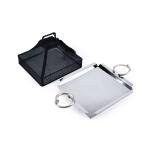 صينية فاخرة للحلويات الهندية بمقبض مسمار على طراز كارتييه، غطاء قماش قطني