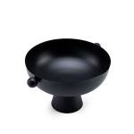 وعاء ديكور عصرى بقاعدة ومقابض جانبية