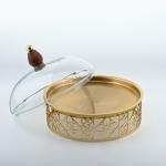 decorative Serving Dish With Acrylic Lid