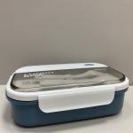 Bento-Style Lunch Box with Cutlery 