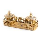 أوعية تقديم 2 قطعة مع حامل