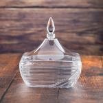 Luxurious Glass Candy Jar with Lid 