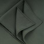 Cotton and Polyester Scarf with Fine Stitch Edges - Olive Green