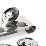 حامل أكواب فاخر من الستانليس ستيل