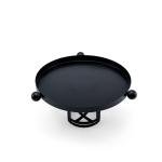 Elegant Metal Cake Stand with Decorative Spherical Side Ball Handles