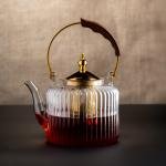 Transparent Thermal kettle with steel filter 