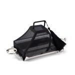 Luxury Indian pastry tray with nail handle Cartier-style, cotton fabric cover