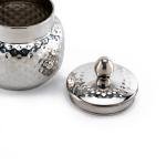Elegant Stainless Steel Hammered Textured Teapot