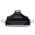 صينية فاخرة للحلويات الهندية بمقبض مسمار على طراز كارتييه، غطاء قماش قطني