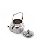 Elegant Stainless Steel Hammered Textured Teapot