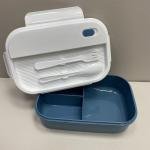 Bento-Style Lunch Box with Cutlery 