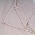 Cotton and Chiffon Scarf with Fine Stitch Edges - Light Peach
