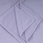 Cotton and Chiffon Scarf with Fine Stitch Edges - Shinny LIght Purple