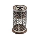 Modern Wooden and Metal Incense Burner
