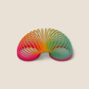 لعبة السلك الحلزوني قوس قزح – الشكل الدائري الكلاسيكي