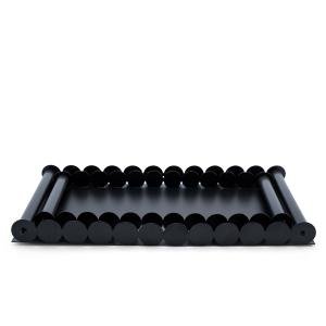 Modern Rectangular Metal Serving Tray – Set of 2