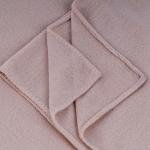 Cotton and Chiffon Scarf with Fine Stitch Edges - Latte