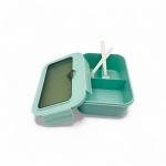 لانش بوكس مزدوج الطبقات مع أدوات مدمجة