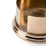 Steel travel plate stand for buffet plates