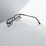 HEO Hustle Matte Black Geometric Blue Light Blocking Eyeglasses