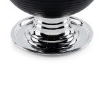 Luxury Black & Silver Pedestal Bowl