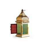 Ramadan lantern with colorful battery