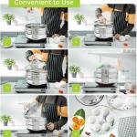 قدر بخار إدلي من كيتشن مارك – ستانلس ستيل