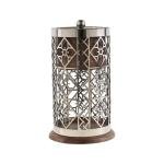 Modern Wooden and Metal Incense Burner
