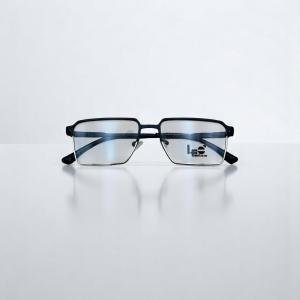 HEO Hustle Matte Black Geometric Blue Light Blocking Eyeglasses