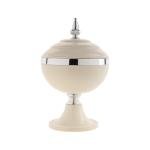 Sugar and tamari in a circle with a sword cove