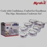Muralux 14-Piece Aluminum Cookware Set 14 in 1