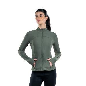 جاكيت بفتحة كاملة وأماكن للإبهام