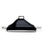 صينية فاخرة للحلويات الهندية بمقبض مسمار على طراز كارتييه، غطاء قماش قطني