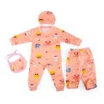 طقم ملابس دافئة للمولود الجديد