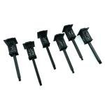 Solar Lawn Lamp 6 Piece