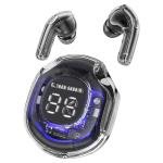 سماعات بلوتوث T8 كريستال - أسود لامع