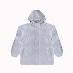 سترة بفر بأكمام طويلة للرجال مع غطاء رأس