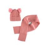 Winter Warm 2 in 1 Knit Beanie and Scarf Set for Kids