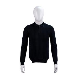 سترة بولو محبوكة بياقة صغيرة