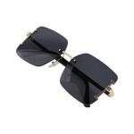 Rider - Rimless Square UV400 Sunglasses