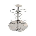 Modern Metallic Multi-Tier Cup Holder - Silver
