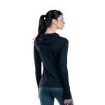 Athletic Jacket Zip-Up Hoodie with Thumb Holes